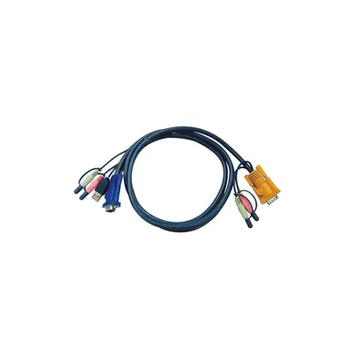 KVM switch Kábel USB VGA 3.0m : 2L-5303U fotó