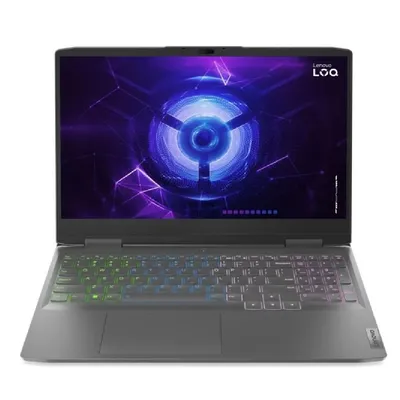 Lenovo LOQ laptop 15,6" FHD R5-7640HS 16GB 512GB RTX4050 DOS szürke Lenovo LOQ 15APH8 : 82XT0080HV fotó