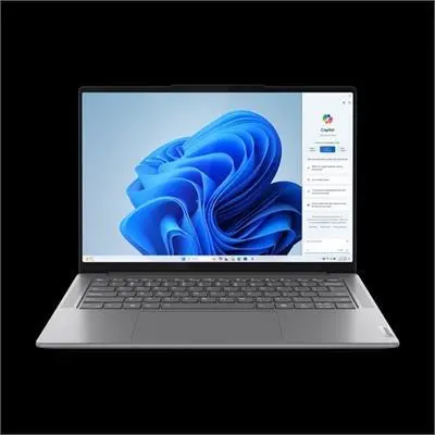 LENOVO Yoga Pro 7 laptop, 14.5" 3K, AMD Ryzen 7-8845HS, 16GB, 1TB SSD, NoOS, szürke : 83E30018HV fotó
