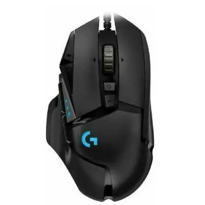 Gamer egér USB Logitech G502 HERO Lightsync fekete : 910-005471 fotó