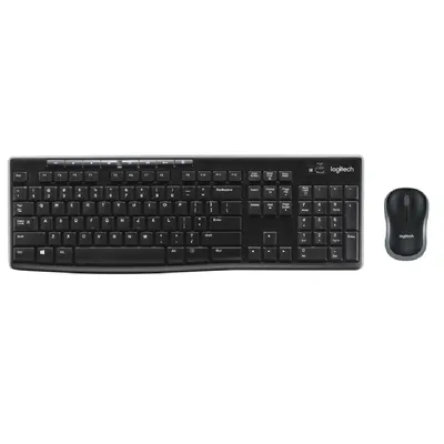 Vezetéknélküli billentyűzet + egér Logitech MK270 fekete UK : 920-004523 fotó