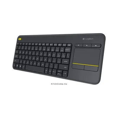 Vezetéknélküli billentyűzet + Touchpad Logitech K400 Plus fekete HU : 920-007157 fotó