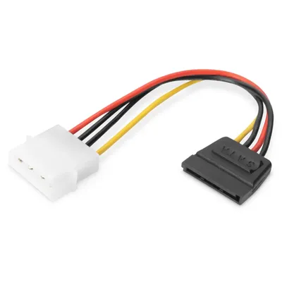 KÁBEL SATA táp 15cm Digitus AK-430300-002-M : AK-430300-002-M fotó