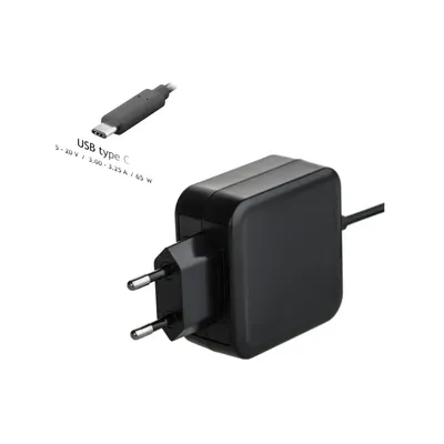 Notebook tőltő USB type-C töltő adapter 20V 65W Akyga : AK-ND-70 fotó