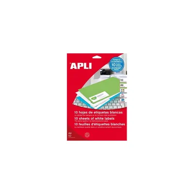Etikett, univerzális, 70x25,4 mm, APLI, 330 etikett/csomag : APLI-12924 fotó