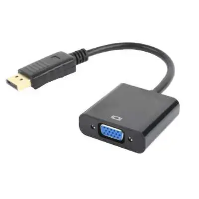 Kábel átalakító DisplayPort to VGA M/F adapter 0,2m fekete Gembird : A-DPM-VGAF-002 fotó