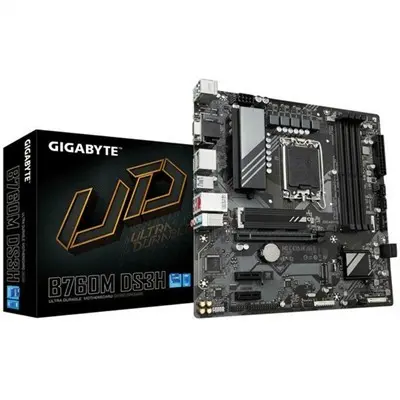 Alaplap Gigabyte B760M DS3H DDR5 INTEL B760 S1700 Micro-ATX : B760M-DS3H fotó