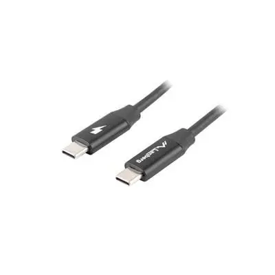 Lanberg USB-C kábel 100cm : CA-CMCM-40CU-0010-BK fotó
