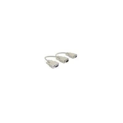 VGA apa > 2 x VGA anya adapter, 20 cm : DELOCK-65328 fotó