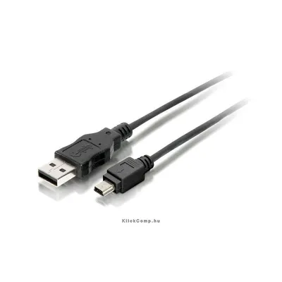 USB kábel 1,8m USB2.0 A-mini5P apa/apa : EQUIP-128521 fotó