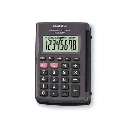 Zsebszámológép Casio HL-820LV szürke : HL-820LV fotó