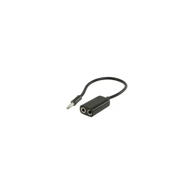 Jack 3.5mm 3ring (M) > 2*3ring(F) duplikáló : KKTJ4MJ23F fotó