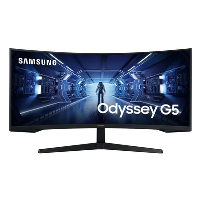 Monitor 34" 3440x1440 VA HDMI DP Samsung LC34G55TWWP : LC34G55TWWPXEN fotó