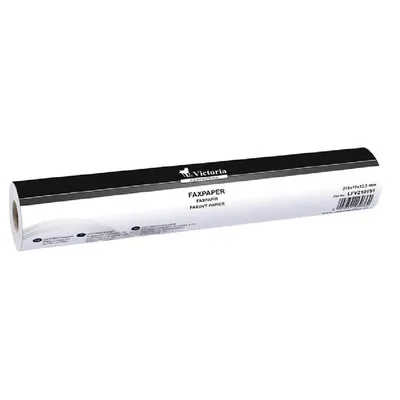 Faxpapír, 216 mm x 30 m x 12,5 mm, VICTORIA : LFV216301 fotó
