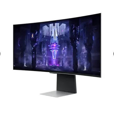 Monitor 34" 3440x1440 OLED HDMI DP USB-C Samsung LS34BG850SUXEN : LS34BG850SUXEN fotó
