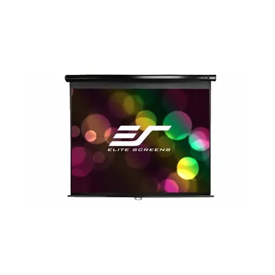 fali vászon Manual 100"16:9 124,5x221,0cm, MaxWhite,1.1, Fekete váz : M100UWH fotó