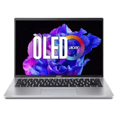 Acer Swift laptop 14" 2.8K i5-1335U 8GB 512GB IrisXe W11 ezüst Acer Swift Go : NX.KMZEU.003 fotó