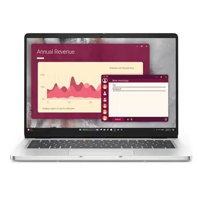 Dell Pro 14 laptop 14" 1920x1200 Cu5 235U 16GB 512GB Win11 : PC14250-31 fotó