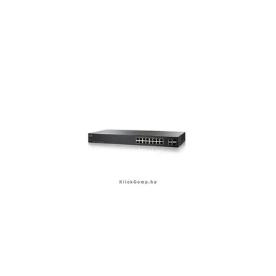 Cisco SG200-18 16 LAN 10/100/1000Mbps, 2 miniGBIC Smart menedzselhető rack switch : SLM2016T-EU fotó