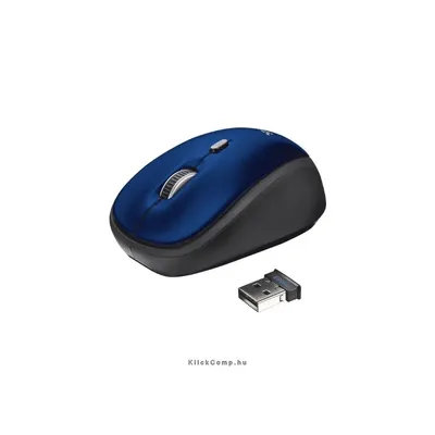 Vezetéknélküli egér Trust Yvi kék-fekete : TRUST-19663 fotó